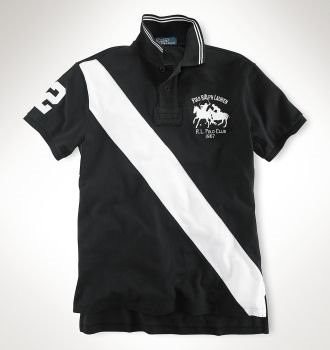 POLO RALPH LAUREN Classic-Fit Match Striped Polo Black/White, ralph lauren polo outlet,ralph lauren romance,high-tech materials,Ralph Lauren-Men's Ralph Lauren-Match Polo Top Designer, Ralph Lauren-Men's Ralph Lauren-Match Polo New Trend, Ralph Lauren-Men's Ralph Lauren-Match Polo Large Collections