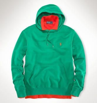 Men's Classic Fleece Hoodie in Green, cheap ralph lauren polo,ralph lauren coupons,coupon codes