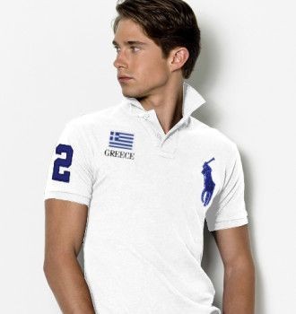 Ralph Lauren Greece Flag Polo White 1028, cheap polo ralph lauren,ralph lauren discount,reliable supplier,Ralph Lauren-Men's Ralph Lauren-Nation Flag Top Designer, Ralph Lauren-Men's Ralph Lauren-Nation Flag New Trend, Ralph Lauren-Men's Ralph Lauren-Nation Flag Large Collections