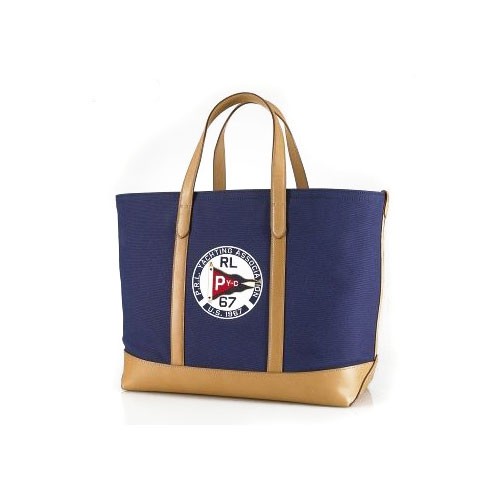 Ralph Lauren Women's Canvas/PU Tote in Navy, polo ralph lauren on sale,ralph lauren comforter,Outlet Factory Online Store,Ralph-Ralph Lauren bag Top Designer, Ralph-Ralph Lauren bag New Trend, Ralph-Ralph Lauren bag Large Collections