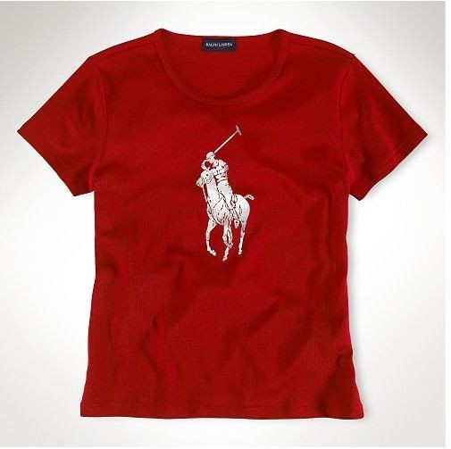 Women's RL Slim-Fit Pony Tee Red, cheap ralph lauren,ralph lauren polo for sale,Available to buy online,Ralph Lauren-Women's Ralph Lauren-Polo shirts Top Designer, Ralph Lauren-Women's Ralph Lauren-Polo shirts New Trend, Ralph Lauren-Women's Ralph Lauren-Polo shirts Large Collections