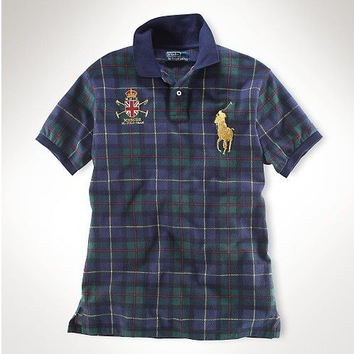 Men's Ralph Lauren Custom-Fit Tartan Polo Green Macleod, polo ralph lauren cheap,polo by ralph lauren outlet,ever-popular,Ralph Lauren Top Designer, Ralph Lauren New Trend, Ralph Lauren Large Collections