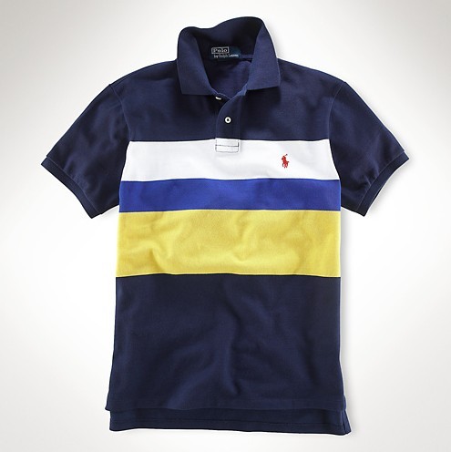 Ralph Lauren Slim Custom-Fit Striped Polo in Navy, polo ralph lauren sale,ralph lauren sweater,Various Colors,Ralph Lauren-Men's Ralph Lauren-Striped Polo Shirts Top Designer, Ralph Lauren-Men's Ralph Lauren-Striped Polo Shirts New Trend, Ralph Lauren-Men's Ralph Lauren-Striped Polo Shirts Large Collections