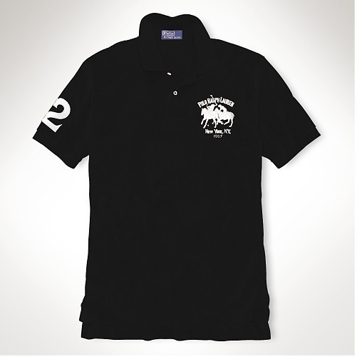 Ralph Lauren Men Custom-Fit Dual Match Polo Black/White, ralph lauren on sale,ralph lauren sneakers,competitive price,Ralph Lauren-Men's Ralph Lauren-Match Polo Top Designer, Ralph Lauren-Men's Ralph Lauren-Match Polo New Trend, Ralph Lauren-Men's Ralph Lauren-Match Polo Large Collections