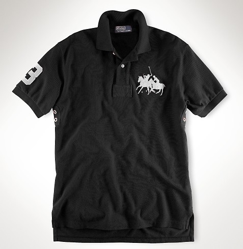 Ralph Lauren Men Custom-Fit Dual Match Polo Black/White, ralph lauren outlet store,ralph by ralph lauren sunglasses,outlet boutique,Ralph Lauren-Men's Ralph Lauren-Match Polo Top Designer, Ralph Lauren-Men's Ralph Lauren-Match Polo New Trend, Ralph Lauren-Men's Ralph Lauren-Match Polo Large Collections