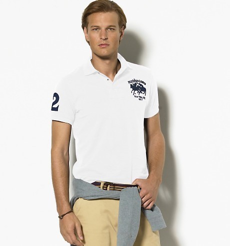 Ralph Lauren Men Custom-Fit Dual Match Polo White/Black, ralph lauren factory store,ralph lauren ralph,Outlet,Ralph Lauren-Men's Ralph Lauren-Match Polo Top Designer, Ralph Lauren-Men's Ralph Lauren-Match Polo New Trend, Ralph Lauren-Men's Ralph Lauren-Match Polo Large Collections
