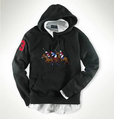 Men's Ralph Lauren Match Polo Fleece Hoodie in Black, ralph lauren outlet online,lauren ralph lauren,delicate colors,Ralph Lauren-Men's Ralph Lauren-hoodies Top Designer, Ralph Lauren-Men's Ralph Lauren-hoodies New Trend, Ralph Lauren-Men's Ralph Lauren-hoodies Large Collections