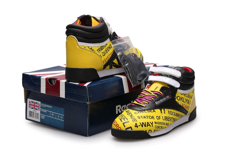 Reebok Freestyle Hi Ultralite Letters Pattern Women's Yellow,step reebok,top brands,Reebok-Reebok Freestyle Hi Ultralite Top Designer, Reebok-Reebok Freestyle Hi Ultralite New Trend, Reebok-Reebok Freestyle Hi Ultralite Large Collections