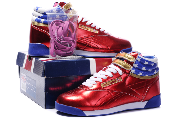 Reebok Freestyle Hi Ultralite Women's Red/Blue,reebok question,hot sale Online,Reebok Top Designer, Reebok New Trend, Reebok Large Collections