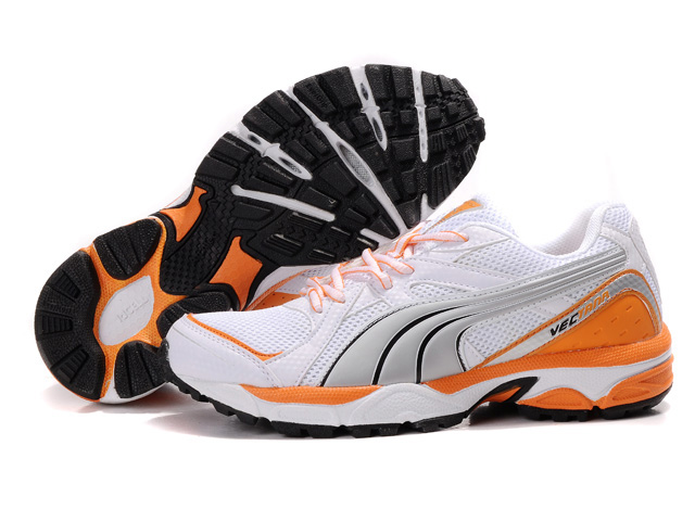 Puma Complete Vectana Shoes White/Silver/Orange 1181,sale puma,various styles,New Products : Ralph Lauren Discount New Collection, Officially Authorized Shop