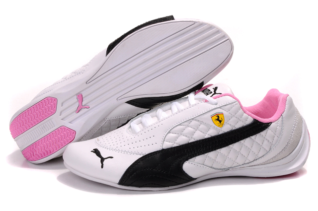 Women's Puma Wheelspin White/Black/Pink,puma safety shoes,Hot Sale,-Women's Puma Wheelspin Top Designer, -Women's Puma Wheelspin New Trend, -Women's Puma Wheelspin Large Collections