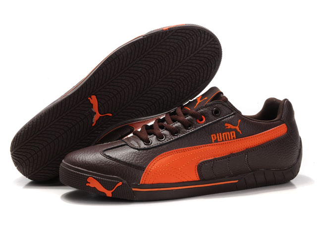Puma Michael Schumacher Trainers Brown/Orange,puma faas,classic fashion trend,-Women's Puma Shoes Top Designer, -Women's Puma Shoes New Trend, -Women's Puma Shoes Large Collections