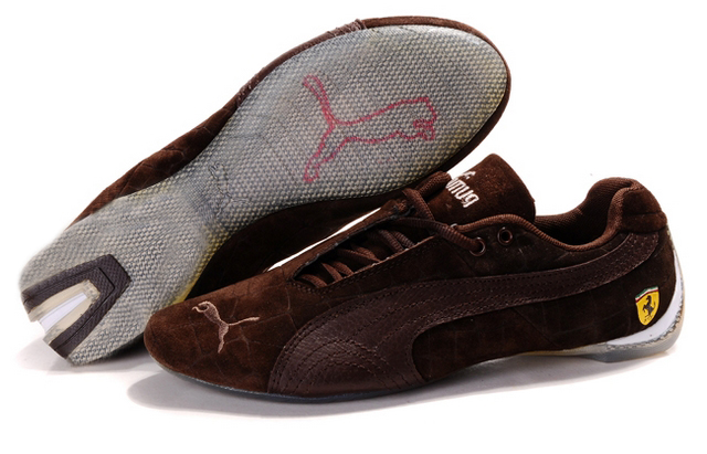 Women's Puma Ferrari in Brown/Gray,puma,100% authentic,Puma-Women's   Shoes-Women's Puma Ferrari 102 Top Designer, Puma-Women's   Shoes-Women's Puma Ferrari 102 New Trend, Puma-Women's   Shoes-Women's Puma Ferrari 102 Large Collections
