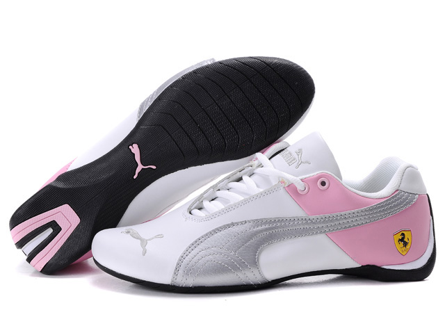 Puma Ferrari Inflection Sneakers White/Silver/Pink,puma cat,UK Cheap Sale,Puma-Women's Puma  Shoes-Puma Ferrari Inflection Sneakers Top Designer, Puma-Women's Puma  Shoes-Puma Ferrari Inflection Sneakers New Trend, Puma-Women's Puma  Shoes-Puma Ferrari Inflection Sneakers Large Collections