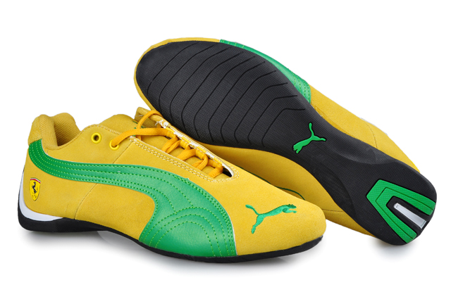 Puma BMW Shoes Yellow/Green/White,puma future cat,Cheap,New Products : Ralph Lauren Discount New Collection, Officially Authorized Shop