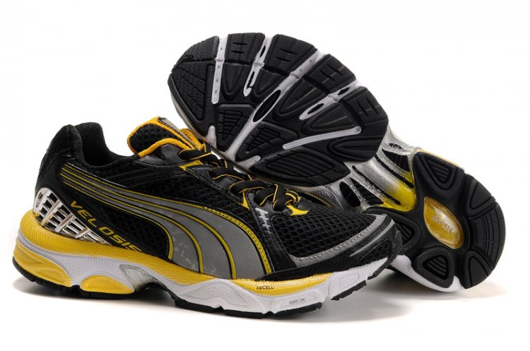 2010 Puma Running Shoes in Black/Yellow,puma cabana,designer fashion,Puma-Puma Running Shoes Top Designer, Puma-Puma Running Shoes New Trend, Puma-Puma Running Shoes Large Collections