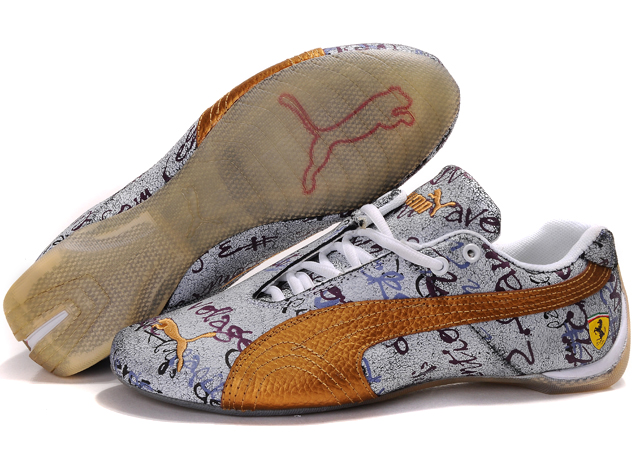 Men's Puma Ferrari in Gray/Golden,puma tennis shoes,Clearance Prices,Puma-Mens   Shoes-Mens Puma Ferrari 101 Top Designer, Puma-Mens   Shoes-Mens Puma Ferrari 101 New Trend, Puma-Mens   Shoes-Mens Puma Ferrari 101 Large Collections