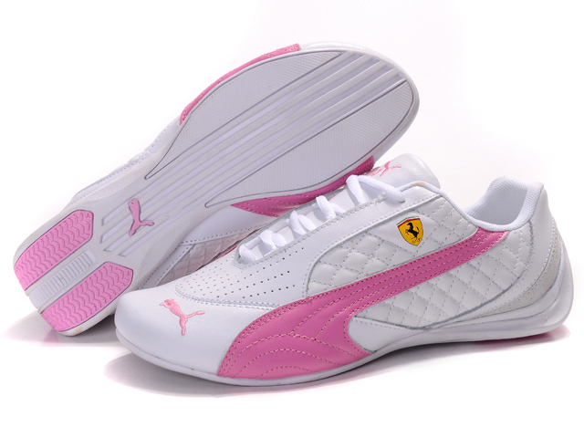 Puma Ferrari Induction Sneakers White/Pink,puma cat,Clearance,Puma-Women's Puma  Shoes-Puma Ferrari Induction Sneakers Top Designer, Puma-Women's Puma  Shoes-Puma Ferrari Induction Sneakers New Trend, Puma-Women's Puma  Shoes-Puma Ferrari Induction Sneakers Large Collections