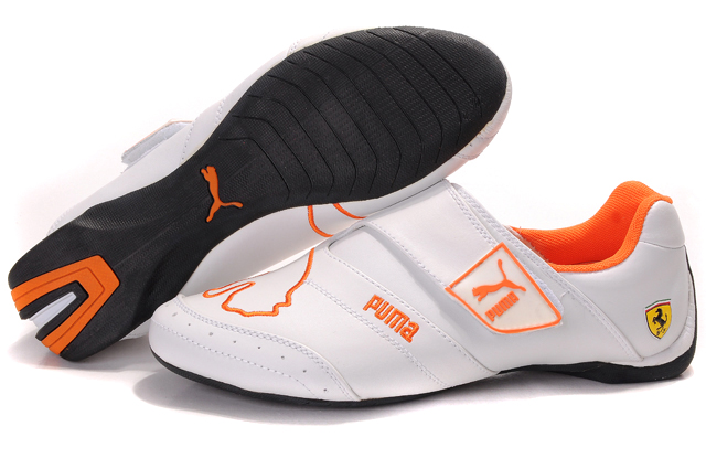 Men's Puma Baylee Future Cat II in White/Orange,sale puma,Shop Best Sellers,-Mens Puma Baylee Future Cat Top Designer, -Mens Puma Baylee Future Cat New Trend, -Mens Puma Baylee Future Cat Large Collections