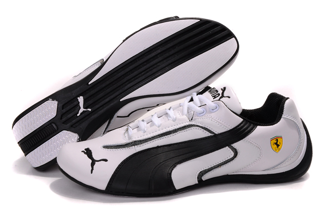 Men's Puma Ferrari in White/Black,puma sweatpants,popular,Puma-Mens   Shoes-Mens Puma Ferrari 694 Top Designer, Puma-Mens   Shoes-Mens Puma Ferrari 694 New Trend, Puma-Mens   Shoes-Mens Puma Ferrari 694 Large Collections