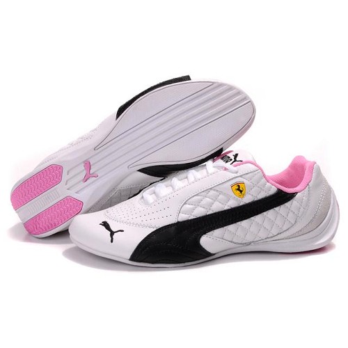 Women's Puma SF Pace Cat II In White-Black-Pink,puma faas 500,reliable reputation,-Women's Puma Pace Cat 691 Top Designer, -Women's Puma Pace Cat 691 New Trend, -Women's Puma Pace Cat 691 Large Collections