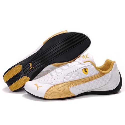 Women's Puma SF Pace Cat II In White-Gold,puma girls,Clearance,-Women's Puma Pace Cat 691 Top Designer, -Women's Puma Pace Cat 691 New Trend, -Women's Puma Pace Cat 691 Large Collections