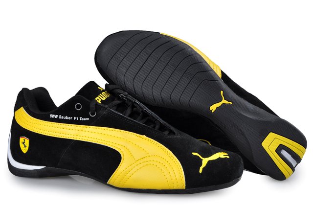 Puma BMW Shoes BlackYellow/Silver,puma casual,super quality,New Products : Ralph Lauren Discount New Collection, Officially Authorized Shop