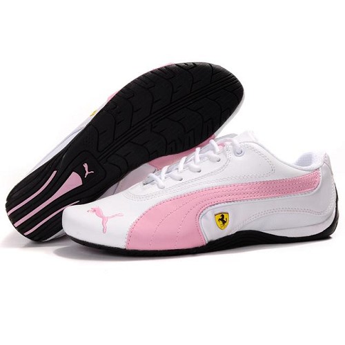 Women's Puma Ferrari In White Pink,puma future,Official,Puma-Women's   Shoes-Women's Puma Ferrari Top Designer, Puma-Women's   Shoes-Women's Puma Ferrari New Trend, Puma-Women's   Shoes-Women's Puma Ferrari Large Collections