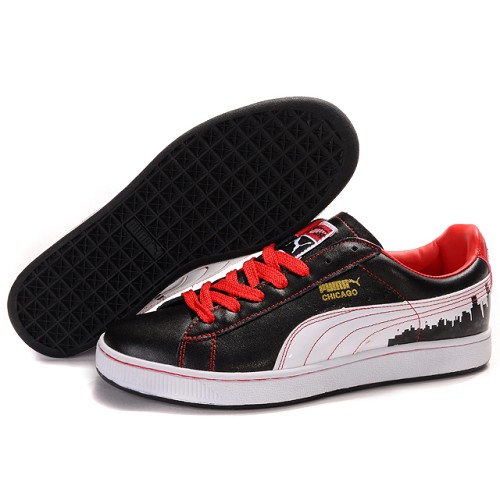 Puma Suede Fat Lace In Black-Red-White,puma store,luxuriant in design,-Mens Puma Suede shoes Top Designer, -Mens Puma Suede shoes New Trend, -Mens Puma Suede shoes Large Collections