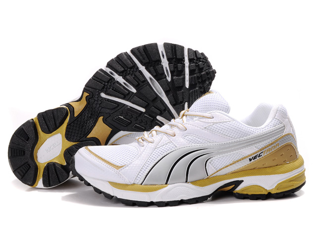 Puma Complete Vectana Shoes White/Silver/Yellow 1181,puma drift cat,official authorized store,-Women's Puma Shoes Top Designer, -Women's Puma Shoes New Trend, -Women's Puma Shoes Large Collections