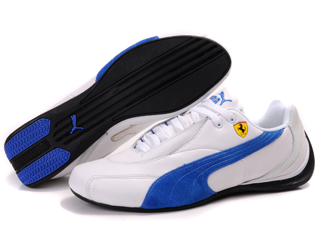 Mens Puma Pace Cat in White/Blue,puma suede sale,Online,-Mens Puma Pace Cat 691 Top Designer, -Mens Puma Pace Cat 691 New Trend, -Mens Puma Pace Cat 691 Large Collections