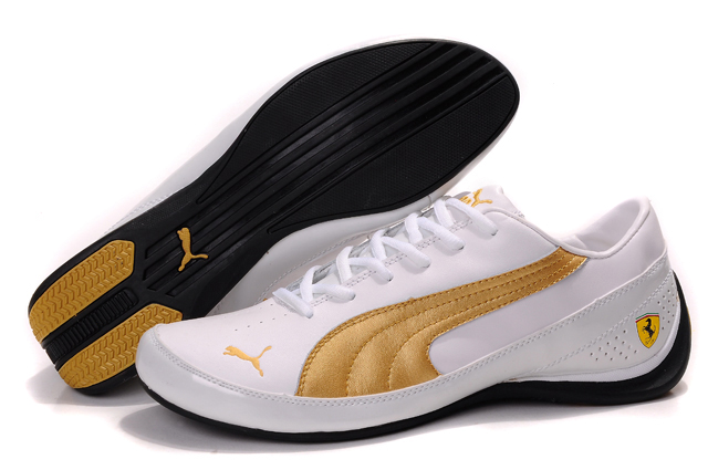Men's Puma Drift Cat II SF in White/Golden,puma trainers,USA factory outlet,Puma-Mens    Shoes-Mens Puma Drift Cat II SF Top Designer, Puma-Mens    Shoes-Mens Puma Drift Cat II SF New Trend, Puma-Mens    Shoes-Mens Puma Drift Cat II SF Large Collections