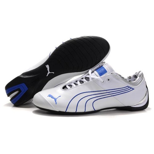 Men's Puma 10th Anniversary Metal Racing Shoes White Blue I,puma king football boots,classic fashion trend,Puma Top Designer, Puma New Trend, Puma Large Collections