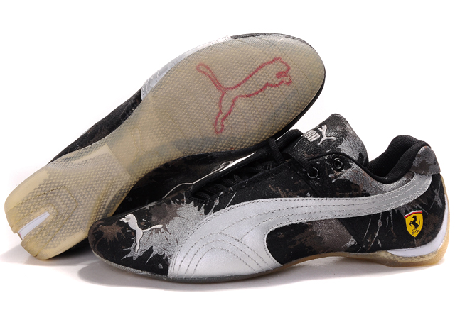 Men's Puma Ferrari in Black/Gray,puma wallet,official shop,Puma Top Designer, Puma New Trend, Puma Large Collections