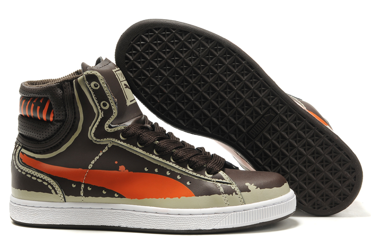 Puma First Round RP Sneakers BrownRed,puma shoes price,entire collection,-Mens Puma High Tops Shoes Top Designer, -Mens Puma High Tops Shoes New Trend, -Mens Puma High Tops Shoes Large Collections