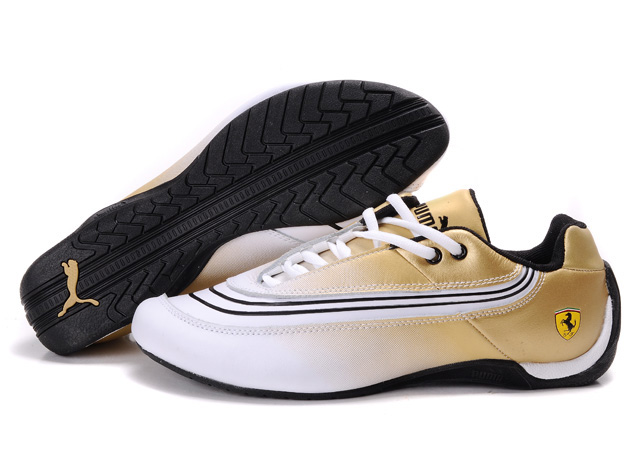 Puma Ferrari Leather Shoes White/Beige/Black,puma flats,Online Shop,Puma-Women's Puma-Puma Ferrari Leather Shoes Top Designer, Puma-Women's Puma-Puma Ferrari Leather Shoes New Trend, Puma-Women's Puma-Puma Ferrari Leather Shoes Large Collections