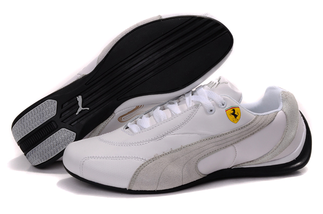 Men's Puma Pace Cat 691 White/Gray,puma future,collection,-Mens Puma Pace Cat 691 Top Designer, -Mens Puma Pace Cat 691 New Trend, -Mens Puma Pace Cat 691 Large Collections