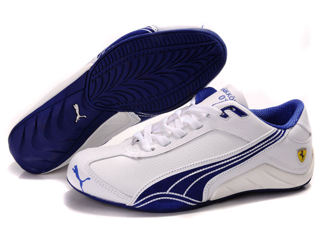 Mens Puma Kimi Raikkonen in White/Blue,puma shirt,retail prices,-Mens Puma Kimi Raikkonen Top Designer, -Mens Puma Kimi Raikkonen New Trend, -Mens Puma Kimi Raikkonen Large Collections