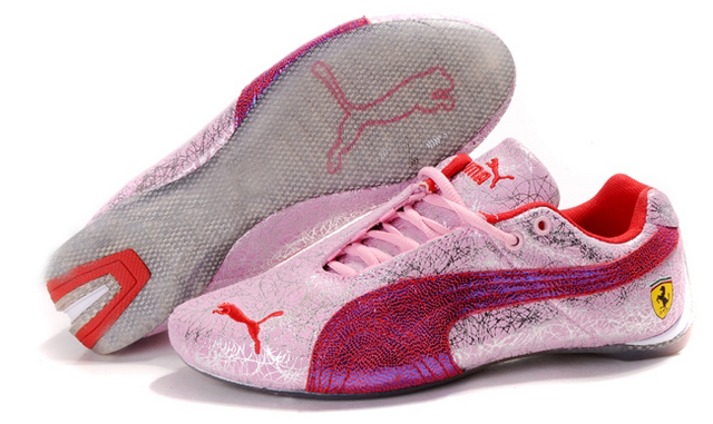 Women's Puma Ferrari in Pink/Gray,puma shoe,stylish,Puma-Women's   Shoes-Women's Puma Ferrari 102 Top Designer, Puma-Women's   Shoes-Women's Puma Ferrari 102 New Trend, Puma-Women's   Shoes-Women's Puma Ferrari 102 Large Collections