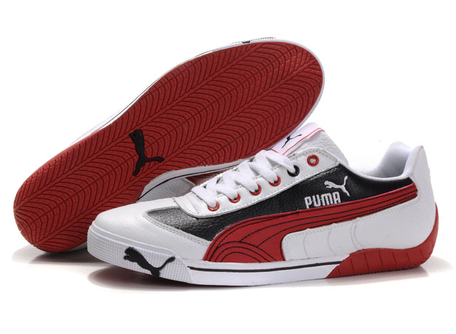 Puma Michael Schumacher Trainers White/Black/Red,puma messenger bag,Various Colors,Puma-Women's Puma-Puma Schumacher shoes Top Designer, Puma-Women's Puma-Puma Schumacher shoes New Trend, Puma-Women's Puma-Puma Schumacher shoes Large Collections
