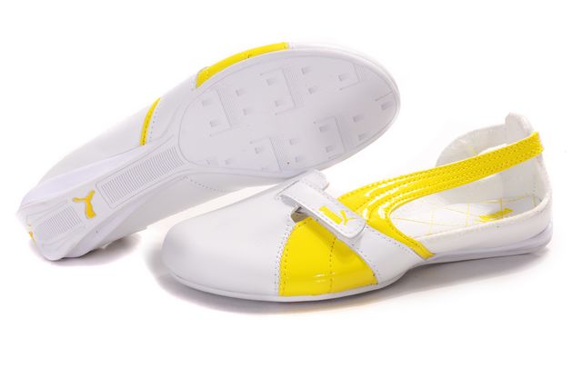 Women's Puma BWM Sandals White/Yellow,puma mcqueen,reliable supplier,-Women's Puma Sandals Top Designer, -Women's Puma Sandals New Trend, -Women's Puma Sandals Large Collections