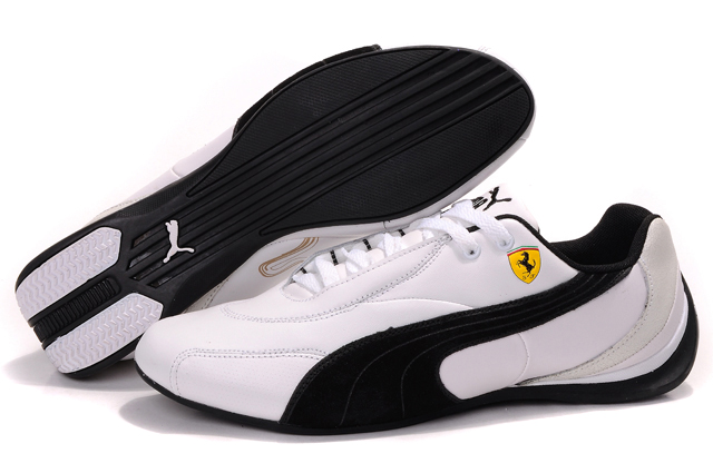Mens Puma Pace Cat in White/Black,puma backpacks,classic fashion trend,-Mens Puma Pace Cat 691 Top Designer, -Mens Puma Pace Cat 691 New Trend, -Mens Puma Pace Cat 691 Large Collections