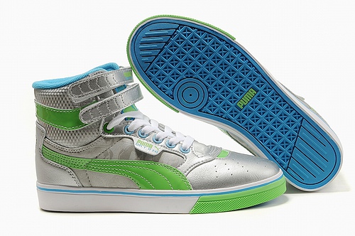 Puma New Style 009 Silver-Green,puma cell,Online Store,Puma-Puma New Style Shoes Top Designer, Puma-Puma New Style Shoes New Trend, Puma-Puma New Style Shoes Large Collections