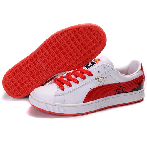 Puma Suede Fat Lace In White-Varsity Red,puma h street,enjoy great discount,-Mens Puma Suede shoes Top Designer, -Mens Puma Suede shoes New Trend, -Mens Puma Suede shoes Large Collections