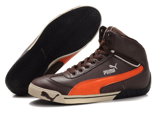 Puma Schumacher Racing High Tops Shoes Brown/Orange,puma suede sale,complete in specifications,Puma-Women's Puma-Puma Schumacher shoes Top Designer, Puma-Women's Puma-Puma Schumacher shoes New Trend, Puma-Women's Puma-Puma Schumacher shoes Large Collections