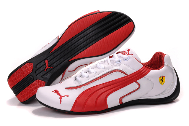 Men's Puma Ferrari in White/Red/Black,puma cricket bats,accessories,Puma-Mens   Shoes-Mens Puma Ferrari 694 Top Designer, Puma-Mens   Shoes-Mens Puma Ferrari 694 New Trend, Puma-Mens   Shoes-Mens Puma Ferrari 694 Large Collections