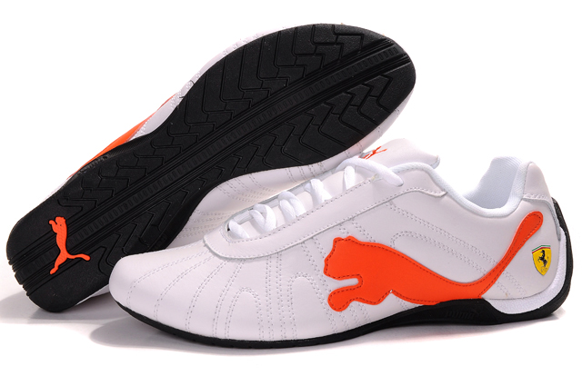 Men's Puma Speed Cat Big in White/Orange,puma high tops,timeless design,Puma-Mens    Shoes-Mens Puma Speed Cat Big Top Designer, Puma-Mens    Shoes-Mens Puma Speed Cat Big New Trend, Puma-Mens    Shoes-Mens Puma Speed Cat Big Large Collections
