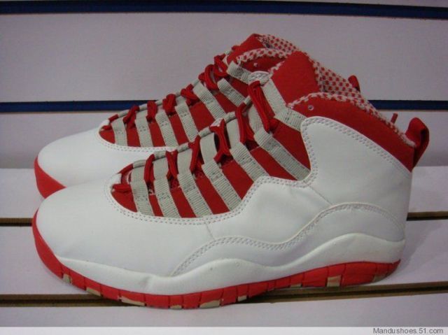 Air Jordan 10 Retro White Varsity Red Light Steel Grey,all black jordans,jordan space jams 5,best-loved,-Air Jordan 10 Top Designer, -Air Jordan 10 New Trend, -Air Jordan 10 Large Collections