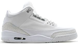 Air Jordan 3 Retro White Metallic Silver Pure,jordans on sale,jordan sneakers 12,complete in specifications,-Air Jordan 3 Top Designer, -Air Jordan 3 New Trend, -Air Jordan 3 Large Collections