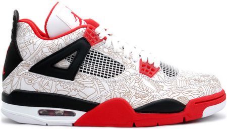 Air Jordan 4 Retro Laser Fire Red White Varsity Red Black,cheap jordans for sale,jordan shoes for sale online cheap,timeless,-Air Jordan 4 Top Designer, -Air Jordan 4 New Trend, -Air Jordan 4 Large Collections